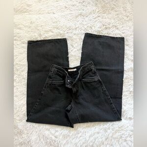 Like New Black Levi’s High Waisted ‘94 Wide Leg Baggies 24”